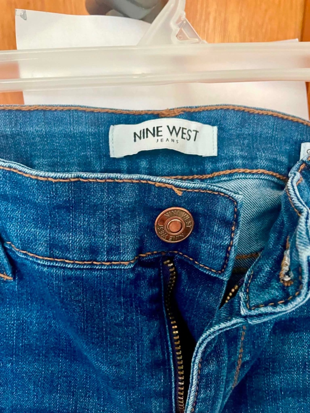 Nine West 12 Skinny Jeans Dark Wash Stretch Denim